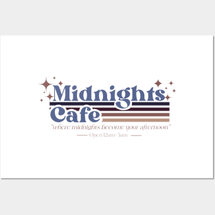 Midnight Cafe Retro Posters and Art